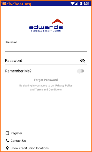 Edwards FCU screenshot