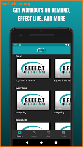 Effect Fitness On Demand screenshot