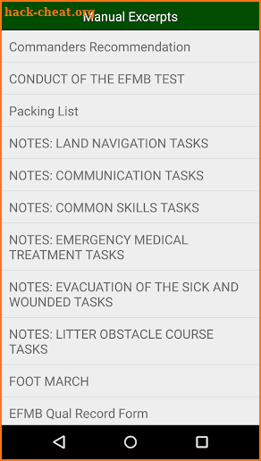 EFMB Expert Field Medic Badge screenshot