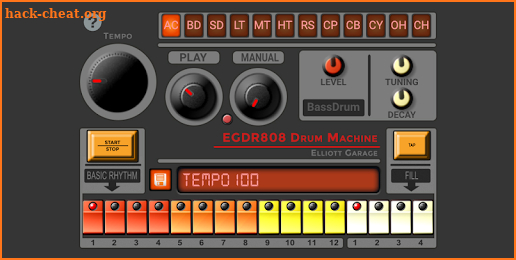 EGDR 808 Drum Machine Lite screenshot