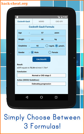 eGFR Calculators Pro: Renal or Kidney Function screenshot