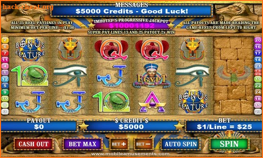 Egypt Reels of Luxor Slots Pyramid Of Jewels PAID screenshot