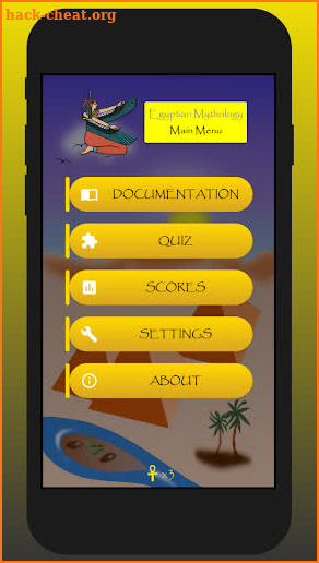 Egyptian Mythology - Documentation and Quiz screenshot