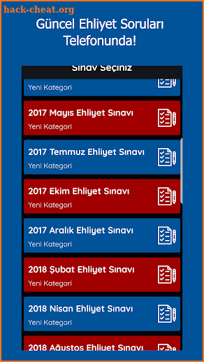 Ehliyet Sınavı Çıkmış Sorular - Güncel screenshot