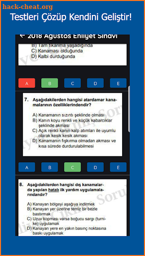 Ehliyet Sınavı Çıkmış Sorular - Güncel screenshot