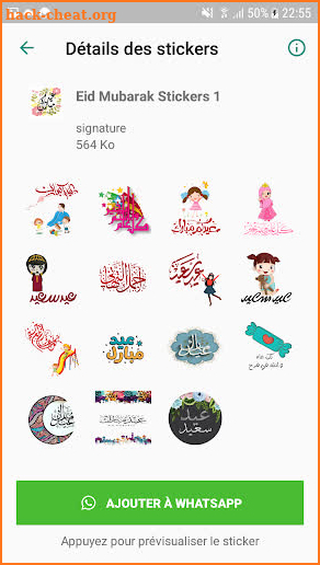 Eid Mubarak Stickers screenshot