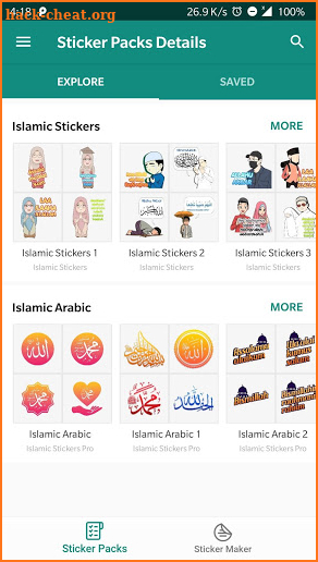 Eid Mubarak Stickers For WA ~ Islamic Stickers Pro screenshot