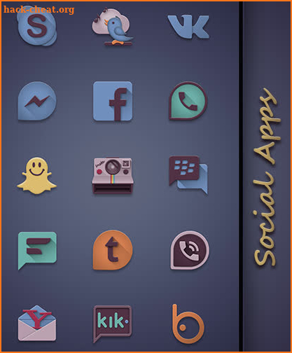 Eighties retro fun icon pack screenshot