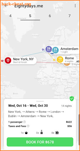 Eightydays.me: Booking multi-city Eurotrips screenshot