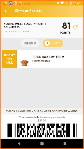 Einstein Bros Bagels screenshot