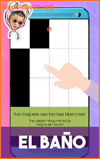 EL BAÑO Bad Bunny Piano Tiles screenshot