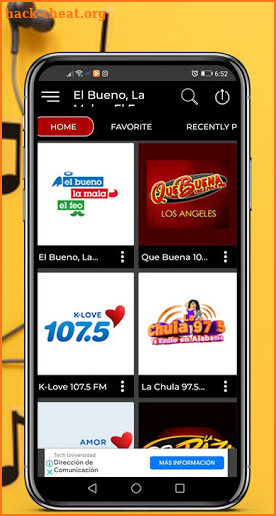 El Bueno La Mala y El Feo Radio En Vivo screenshot