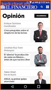 El Financiero screenshot