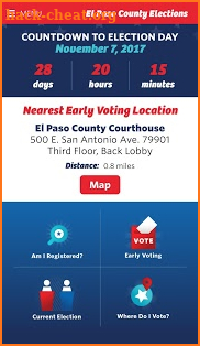 El Paso County Elections Department screenshot