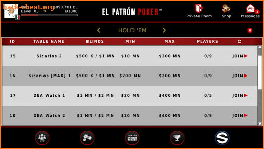 El Patrón Poker screenshot