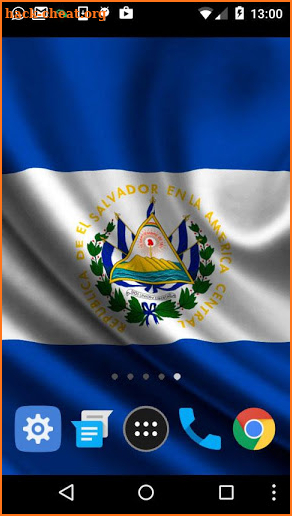 el salvador flag wallpaper screenshot