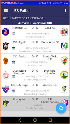 El Salvador Fútbol screenshot