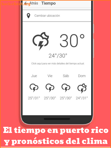 El tiempo en puerto rico y pronósticos del clima screenshot