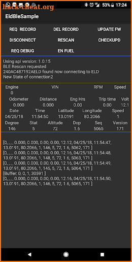 ELD Analysis screenshot