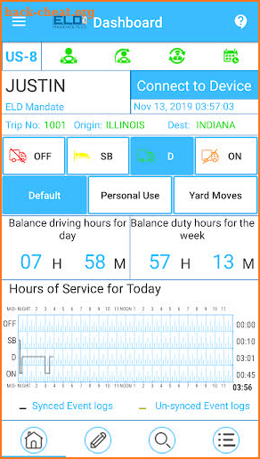 ELD Mandate Plus screenshot