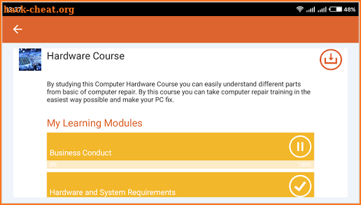 ELEARNINGFORCE LMS screenshot