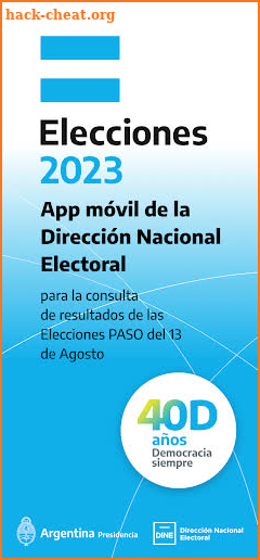 Elecciones Argentina 2023 screenshot