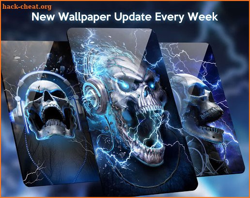 Electric Skull Live Wallpaper screenshot