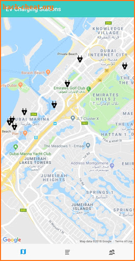 Electric Vehicle Charging Station Finder screenshot