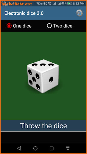 Electronic Dice 2.0 screenshot