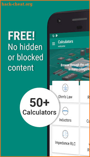 Electronics Engineering Calculators PRO screenshot