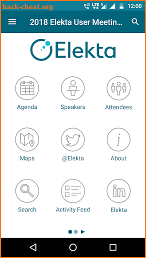 Elekta User Meeting screenshot