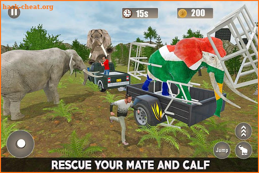 Elephant City Attack Simulator: Wild Animal Games screenshot