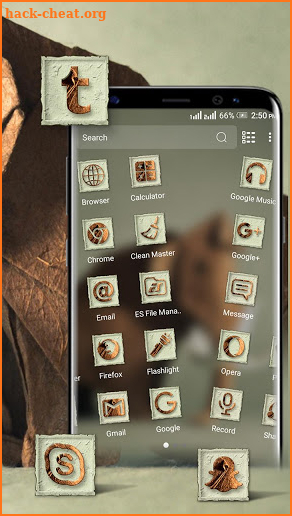 Elephant Paper Craft Launcher Theme screenshot