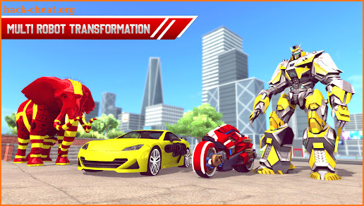 Elephant Robot Car Transform: Robot Shooting Game screenshot