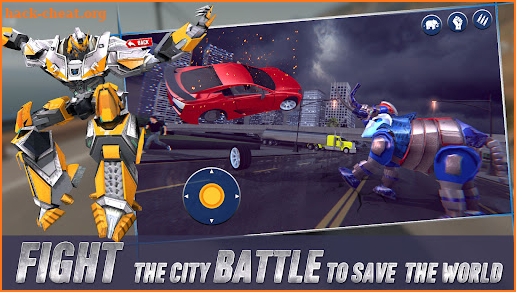 Elephant Robot Car Transform: Robot Shooting Game screenshot