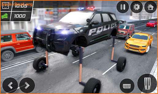 Elevated Police Car Game screenshot