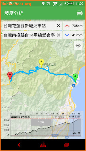 Elevation Profile screenshot