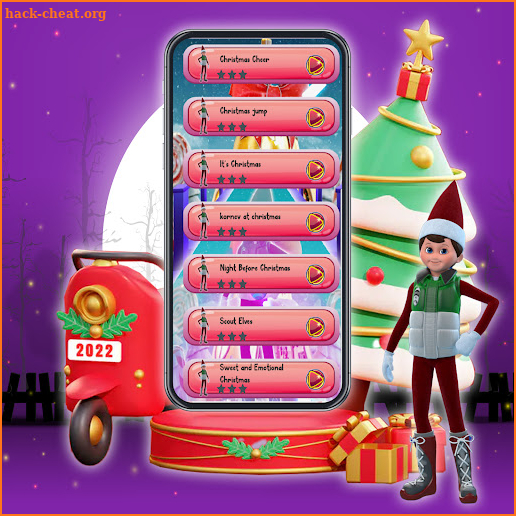 elf christmas Tiles hop screenshot