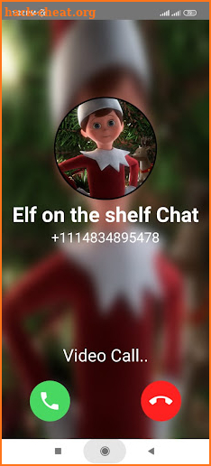 Elf on The Shelf Fake Call screenshot