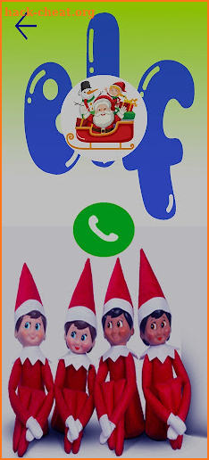 Elf on the shelf video call screenshot