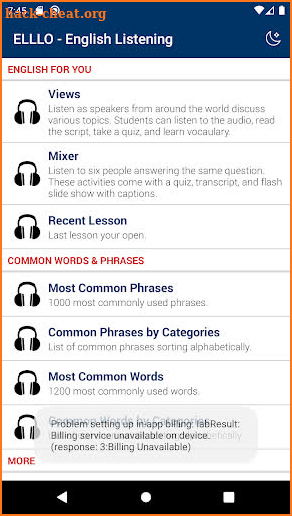 ELLLO - English Listening screenshot