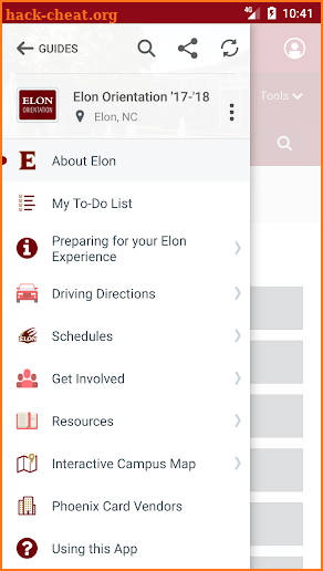 Elon University Guides screenshot