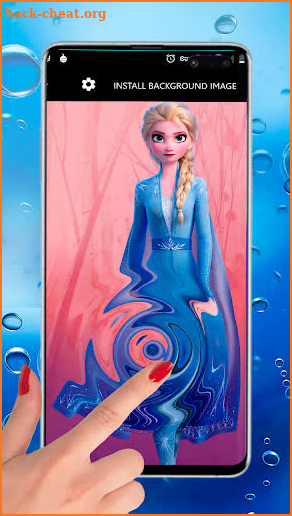 Elsa Frozen Princess Queen Live Wallpaper screenshot