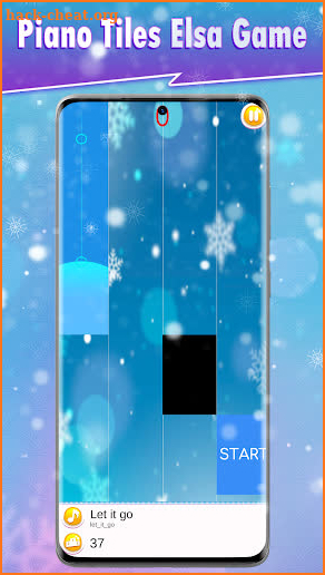 Elsa Game Piano Tiles : Let It Go screenshot