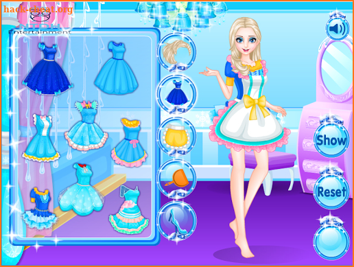 Elsas Clean Up - Dress up games for girls/kids screenshot