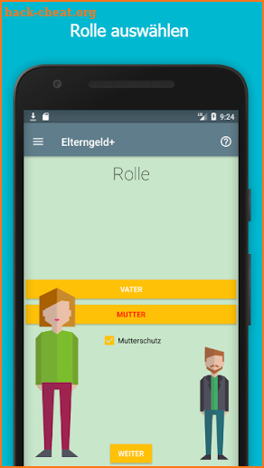 Elterngeld+ screenshot