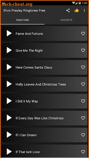 Elvis Presley Ringtones free screenshot