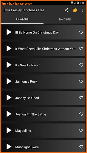 Elvis Presley Ringtones free screenshot
