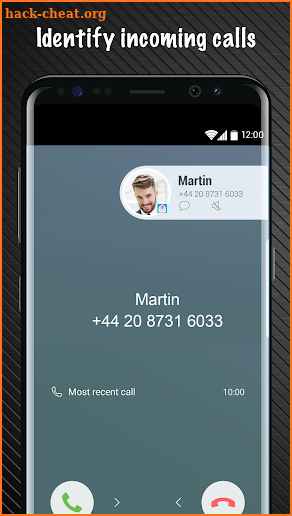 Email & Caller ID screenshot