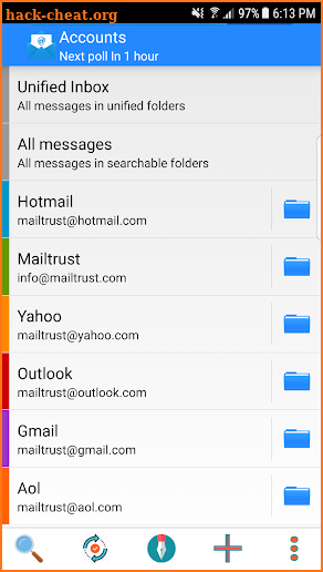 Email App for Android - MailTrust screenshot